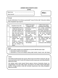Contoh lks bahasa indonesia kelas 9 semester 1 kurikulum 2013. Lkpd