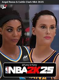 Do better for both, Ewwwww! 🤣🤣 Angel Reese AngelReese&CaitlinClarkNBA2K2  & Caitlin Clark NBA 2K25 پدر @Funny is Funny @NBA2K2S SNBA