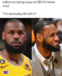 LeBron's Pay Cut : r/NBATalk