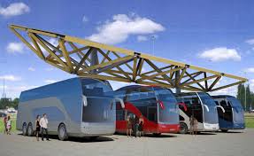 Our entire line of standard mobile home carports and patio covers are engineered to hold up to 2 1/2' of fluffy snow or 8 of compacted wet snow. Wooden Carport Spacewood Wood System International Srl Commercial