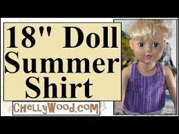 Check spelling or type a new query. Free Printable Doll Clothes Patterns 18 Inch Doll Summer Shirt Youtube