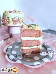 كيكة بينك ڤيلڤيت Pink Velvet بالصور من Farfalla Recipe Desserts Cake Food