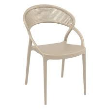 Compamia Sunset Patio Dining Chair In Taupe Walmart Com In 2020 Outdoor Dining Chairs Patio Dining Chairs Patio Dining