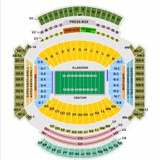 49 Exhaustive Alabama Stadium Seat Chart