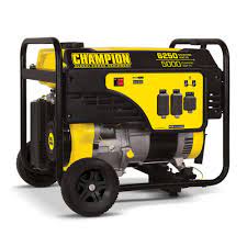 Champion Power Equipment 6250 5000 Watt Gasoline Powered Recoil Start Portable Generator 100496 The Home Depot Portable Generator Gas Powered Generator Power Generator
