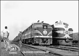 Richard Jahn Anthracite Railroads Historical Society 16 May 2018 Larry Ellis Reed A Study In Contrast An Alco Fa Against An E Train Tracks Covered Wagon Erie