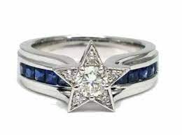 New Dallas Cowboys National Football Championship Ring In 925 Sterling Silver Sj8395 Shopneez Jewelry In 2021 Dallas Cowboys Jewelry Dallas Cowboys Rings Blue Sapphire Rings