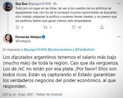 4 desde marzo de 2018 ejerce como diputada de la república por el distrito n° 12. Aumento Del 40 A Diputados La Insolita Queja De Fernanda Vallejos Por El Sueldo Que Cobran El Cronista
