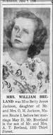 Betty Joyce (Jackson) Breland (1932-1999)