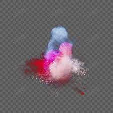 Color Smoke Explosion Smoke Powder Colour Smoke Smoke Material Colour Powder Explosive Elements Explosive S Vector Graphics Template Design Color Powder