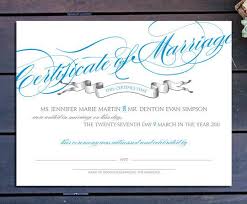 Vintage Inspired Marriage Certificates Invitation Crush Marriage Certificate Marriage Marriage Records
