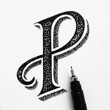 Alphabet p in round shape artistic or symbolic logo . Betype P Letter Design Lettering Alphabet Fonts Alphabet Letters Design