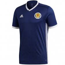 Les tchèques ont clairement dominé ce choc, face à l'écosse. Scotland Home Football Shirt 2018 19 Adidas