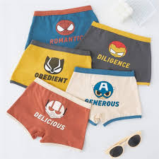 Bộ 5 Chiếc Quần Lót Boxer Bé Trai Phim Hoạt Hình, Bán Sỉ Đồ Trẻ Em | Sỉ  Quần Áo Trẻ Em Bán Online