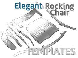 Rocking Chair Template Plans By Scott Morrison Rocking Chair Plans Rocking Chair Sam Maloof