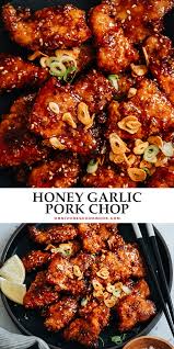 Honey Garlic Pork Chop Honey Garlic Pork Chops Pork Dishes Pork Recipes