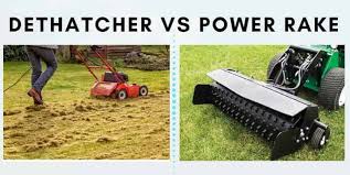 Adjust the height of the blades depending on your layer of thatch. Power Rake Vs Dethatcher Differences How They Work Cg Lawn