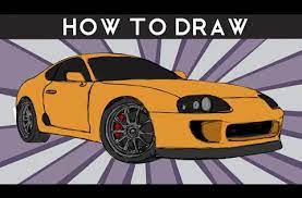 Toyota and lexus each possess a halo car to draw in new and old fans alike. How To Draw A Toyota Supra Step By Step Drawingpat Youtube Toyota Supra Toyota Cars Supra