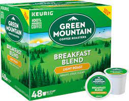 Green Mountain Coffee Breakfast Blend K Cup Pods 48 Pack Best Buy