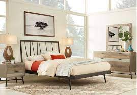 Picture Of Midtown Loft Natural 5 Pc King Metal Bedroom From King Bedroom Sets Furniture Bedrooms Bedroom Sets Queen Bedroom Sets Furniture Queen Bedroom Sets
