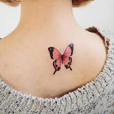 Tattooist Doy On Instagram Pink Butterfly Tattoo Tattooistdoy Inkedwall Design Draw Pink Tattoo Butterfly Tattoos For Women Butterfly Tattoo Designs