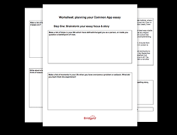 It includes mobile and tablet writing apps. Free Resource Common App Essay Template Bridgeu