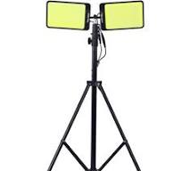 Sunpez 11200 Lumens 2-Head Tripod Light, LED Work Light with Stand,Portable Outdoor Light, Remote, Waterproof, Only Work on 12V YM-2-52 - The Home ...