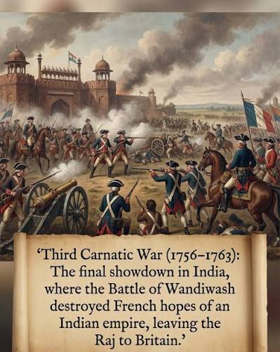 The Funeral of French India: The Third Carnatic War (1756–1763) This historical finale was the Asian theater of the Seven Years' War, determining who would rule the subcontinent for the next two