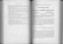 SONS OF THE AMERICAN REVOLUTION