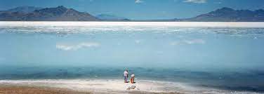 At the current level the great salt lake is approximately 75 miles long and about 35 miles wide. Salt Lake Desert And The Great Salt Lake Utah