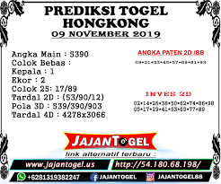 25 februari 2021 at 04:07. Angka Jitu Hongkong Hari Ini 2019