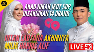 Lafaz akad nikah yang betul. Intan Ladyana Kini Sah Isteri Harris Alif Akad Nikah Di Jawi Disaksikan 14 Tetamu Sahaja Sensasi Selebriti