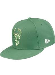 Camo print or snake skin? New Era Green Icon Milwaukee Bucks Fitted Cap Bucks Pro Shop