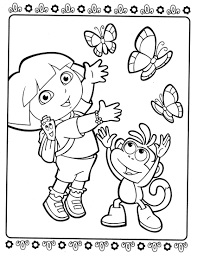 Dora And Friends Coloring Pages Dora Coloring Pages Getcoloringpages In 2020 Butterfly Coloring Page Frog Coloring Pages Coloring Pages