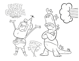 Dogs love to chew on bones, run and fetch balls, and find more time to play! Uncle Grandpa Coloring Pages Coloring Home