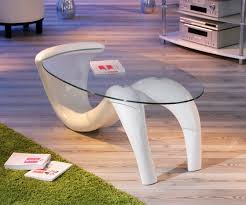 Bella Glass Coffee Table In Curved High Gloss White Unusual Coffee Tables Coffee Table Design Round Metal Side Table