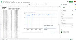 sheets chart shows invalid type but works in ms excel not