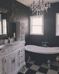Probably, our bathroom space will be more amazing if we can decorate and furnish the whole side of our bathroom space with our. Love This Bathroom Gothic Bathroom Decor Dark Home Decor Goth Home Decor