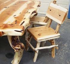 Daves Custom Log Furniture Picyure Gallery Twisted Juniper And Blue Pine Furniture Cabins Barns Treehouses Campers Log Furniture Pine Furniture Rustic Furniture