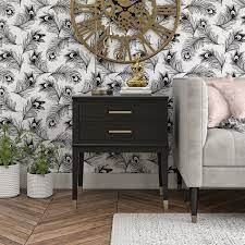 Westerleigh 1 - Drawer Nightstand In Black Black Side Table End Tables Bedroom Night Stands