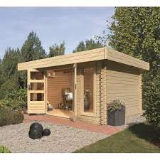 abri jardin toit plat bois brut 19mm 6 55m muhlendorf 4 karibu abri jardin toit plat abri de jardin fabriquer abri de jardin