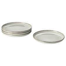 Gladelig Dessertteller Grau Ikea Osterreich In 2020 Side Plates Plates Ikea Dinnerware