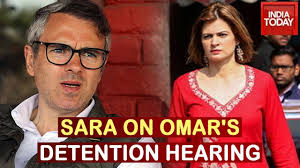 Pilot has sought immediate release of her brother. Sc Adjourns Omar S Detention Hearing To March 2 Watch Sara Abdullah S Reaction Youtube