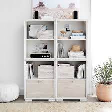 When you have cabinets above your desk, incorporate lights underneath the cabinet that will act as an immediate supply of light inside the room. Build Your Own Callum Modular Storage System Pottery Barn Teen
