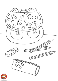 Le Cartable Ideal Coloriages Vie Quotidienne Tfou Coloriage Cartable Coloriage Rentree Maternelle Coloriage Rentree