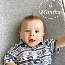 Our sweet baby boy is 6 months old!! Daddy and I love you so much!!