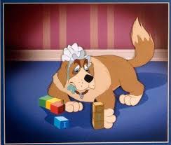 Cowan Collection Animation And Comic Art Peter Pan 1953 Cel Of Nana Peter Pan Disney Disney Art Disney Dogs