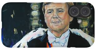 King Willem Alexander iPhone Case by Lucia Hoogervorst