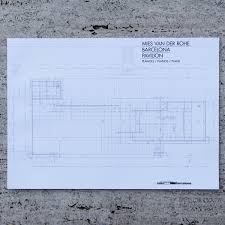 It was the official reception place for the arrival of king alphonso xii to the exposition. Mies Van Der Rohe Pavilion Plans