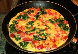 Omelette Au Kale Et Aux Tomates Ma Cuisine Sante Recette Chou Kale Recette Recette Choux Kale Recettes De Cuisine